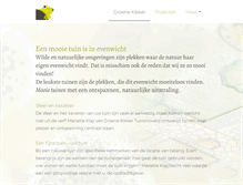 Tablet Screenshot of groenekikker.nl